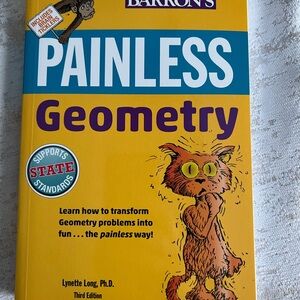 Barron's Painless Geometry Book - Yellow and Blue